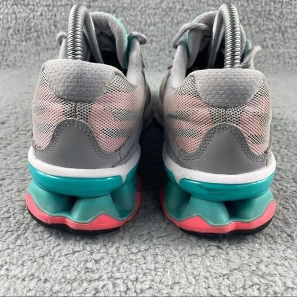 NIKE REAX RUN 9 Shoes Womens 8 Running Training Gray Turquoise Sneakers Lace Up - Picture 5 of 12